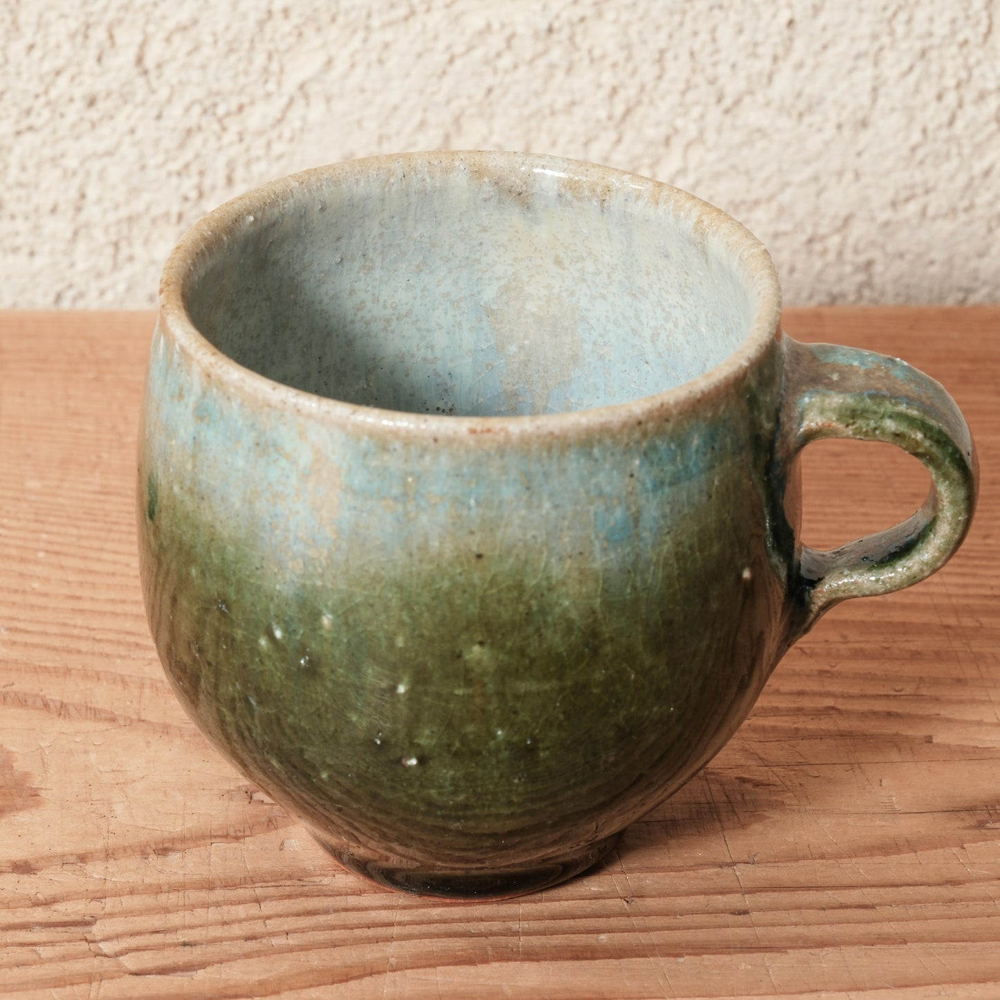 [ 田尾 明子 ] 丸マグカップ 織部 容量約180ml 幅約11cm×高約8.5cm