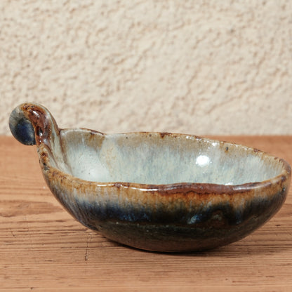 [ 田尾 明子 ] あけび豆鉢 幅約10.5cm