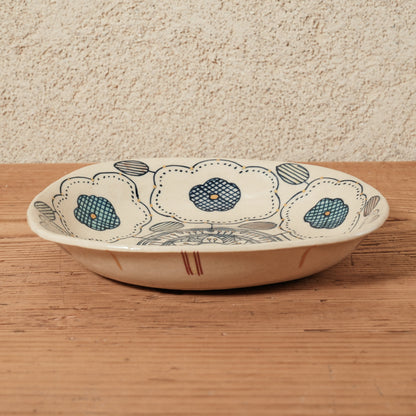 [ 加藤 喜道 ] 正方形 plate 幅約17cm 赤絵・金彩 B