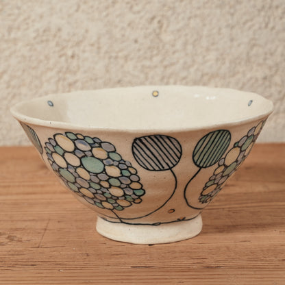 [ 加藤 喜道 ] bowl・飯茶碗 直径約13.5cm 赤絵・金彩 B