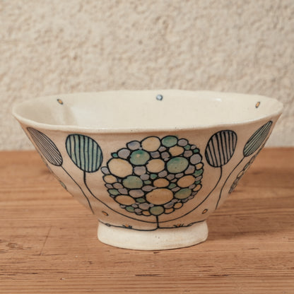 [ 加藤 喜道 ] bowl・飯茶碗 直径約13.5cm 赤絵・金彩 B