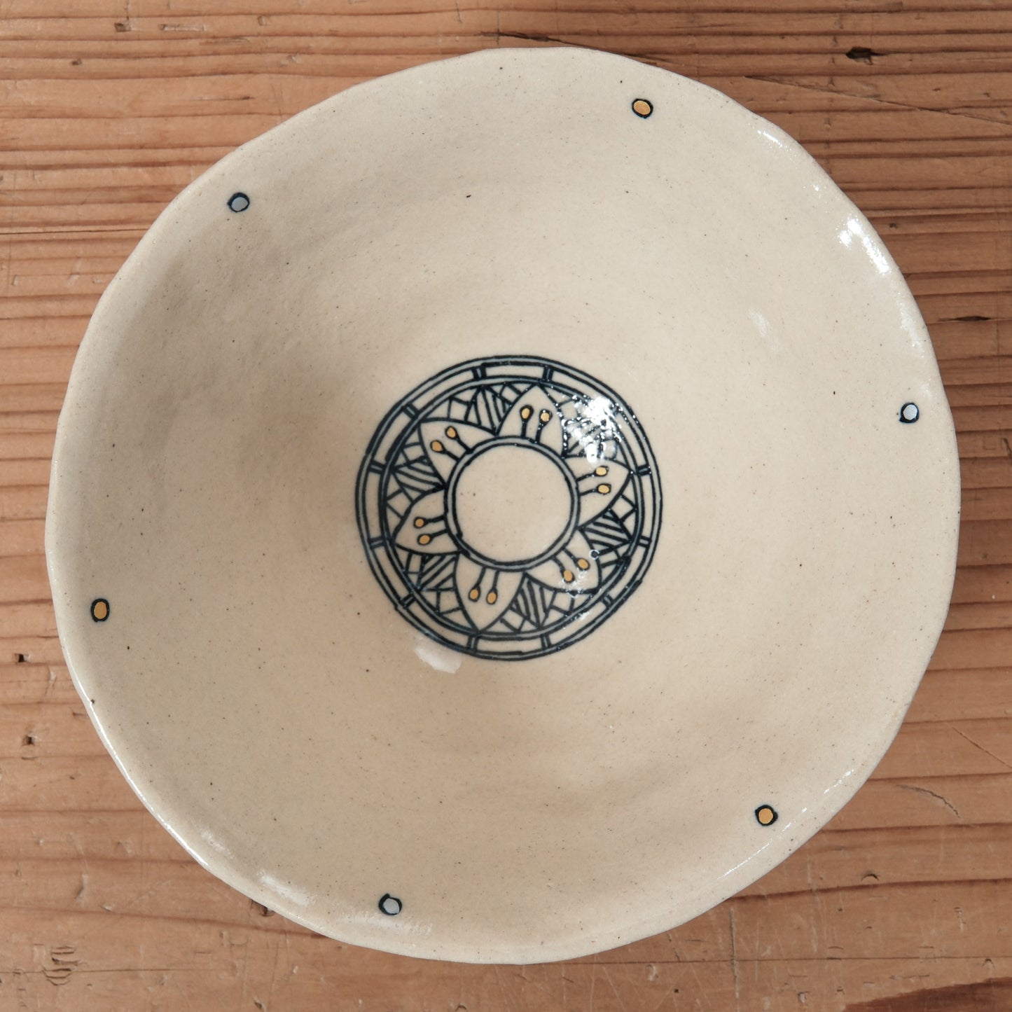 [ 加藤 喜道 ] bowl・飯茶碗 直径約13.5cm 赤絵・金彩 B