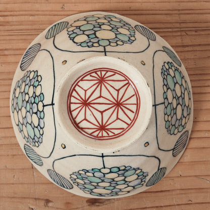 [ 加藤 喜道 ] bowl・飯茶碗 直径約13.5cm 赤絵・金彩 B