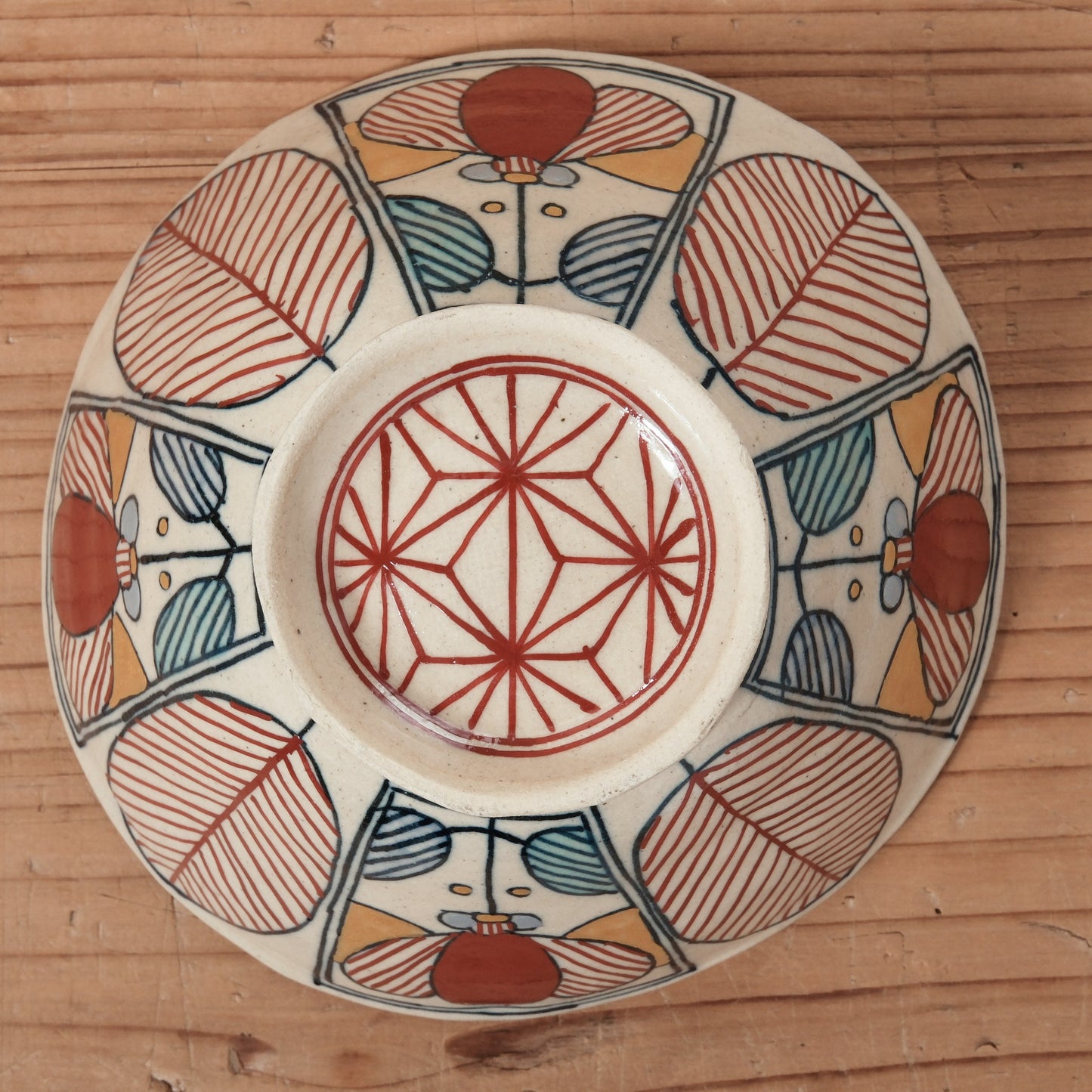 [ 加藤 喜道 ] bowl・飯茶碗 直径約13.5cm 赤絵・金彩 C