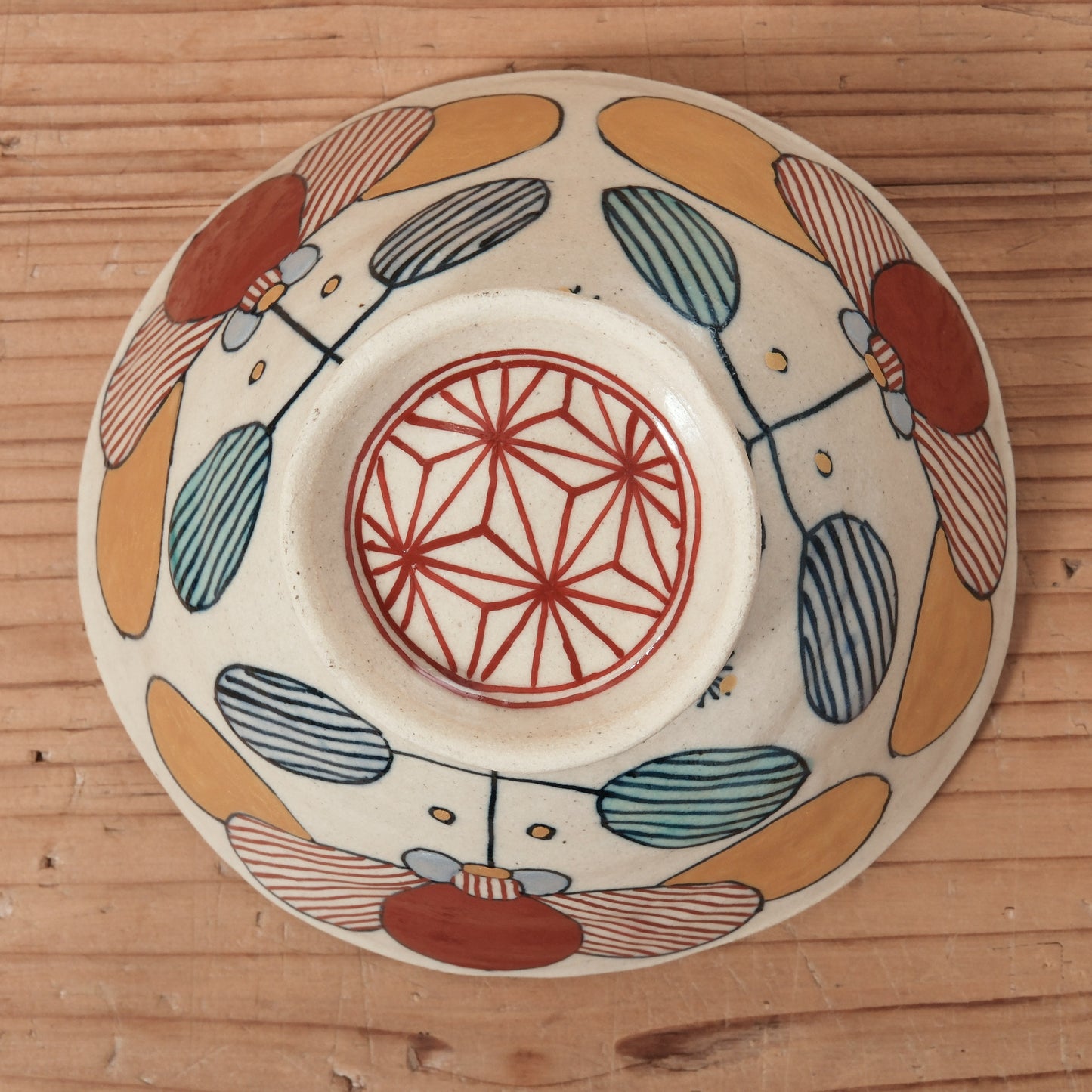 [ 加藤 喜道 ] bowl・飯茶碗 直径約13.5cm 赤絵・金彩 E