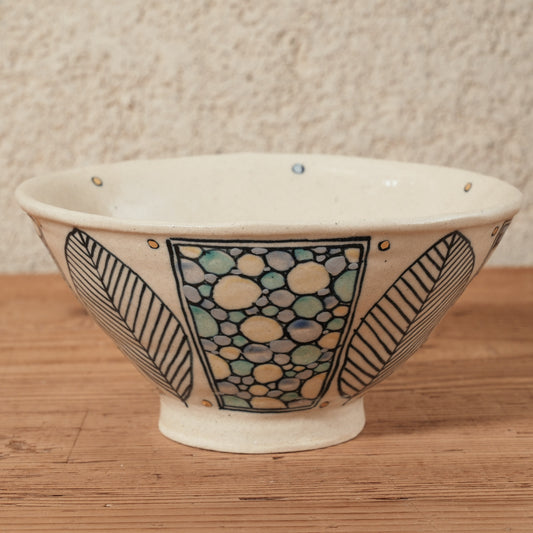 [ 加藤 喜道 ] bowl・飯茶碗 直径約13.5cm 赤絵・金彩 F