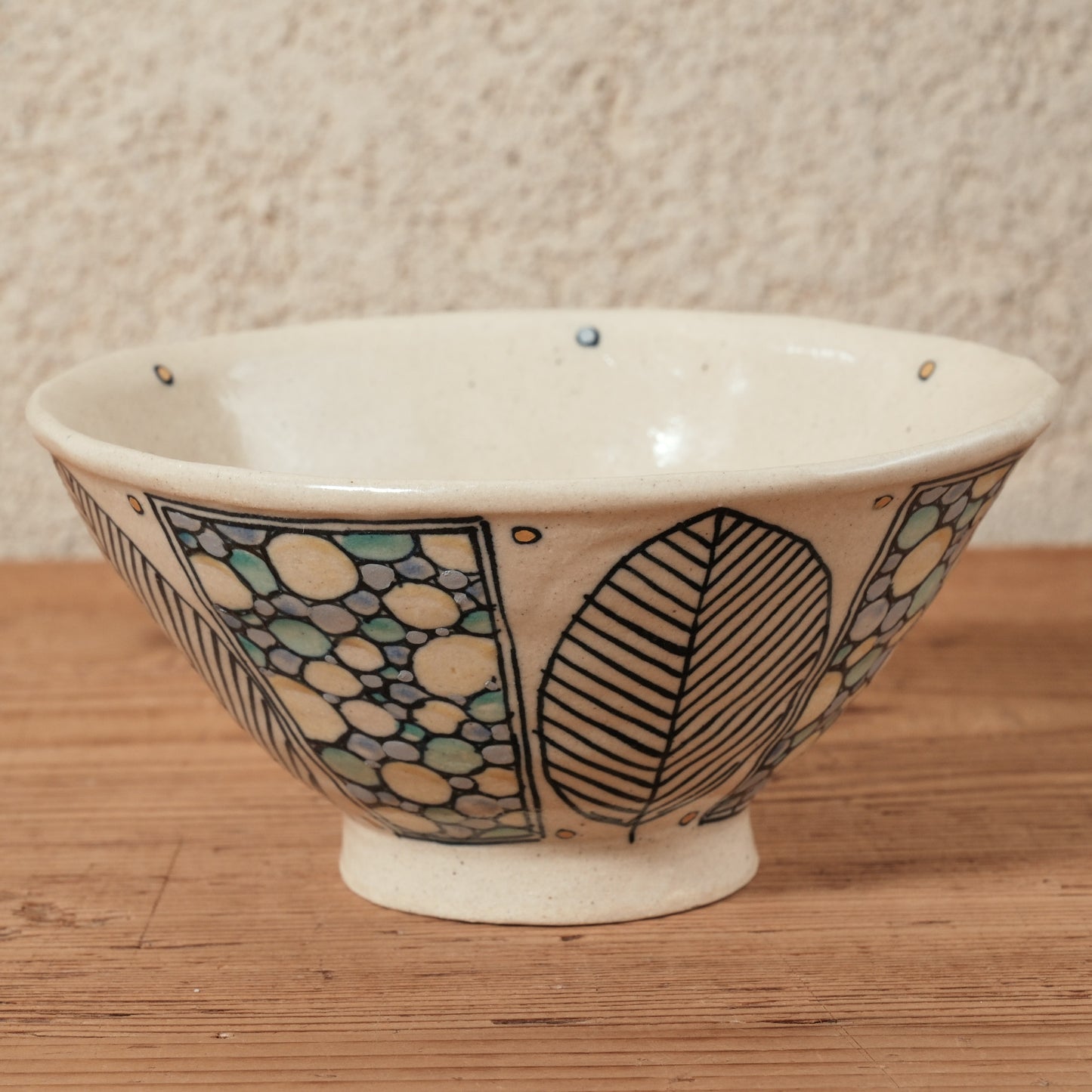 [ 加藤 喜道 ] bowl・飯茶碗 直径約13.5cm 赤絵・金彩 F