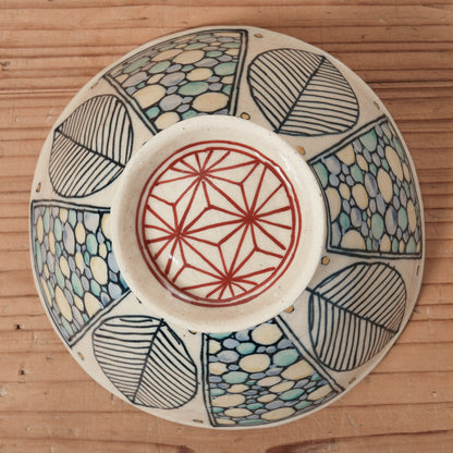 [ 加藤 喜道 ] bowl・飯茶碗 直径約13.5cm 赤絵・金彩 F