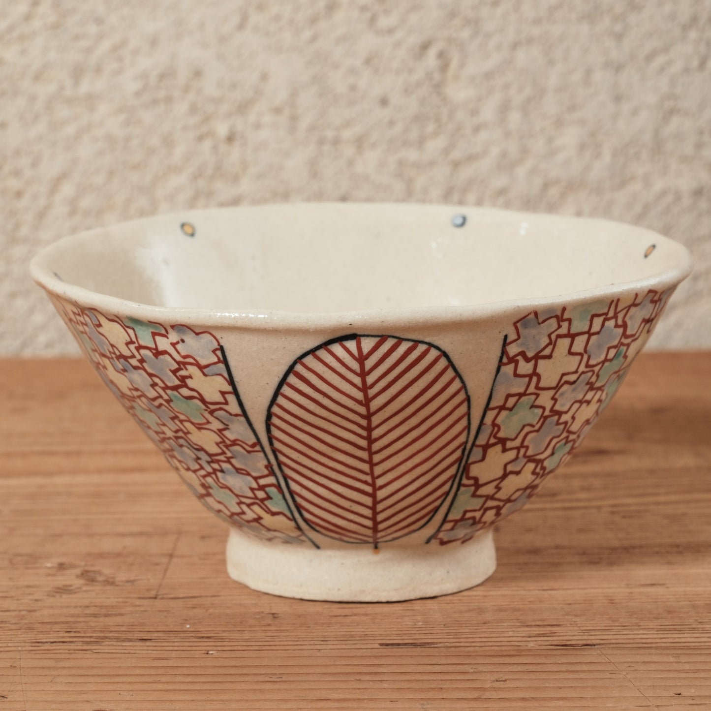 [ 加藤 喜道 ] bowl・飯茶碗 直径約13.5cm 赤絵・金彩 G