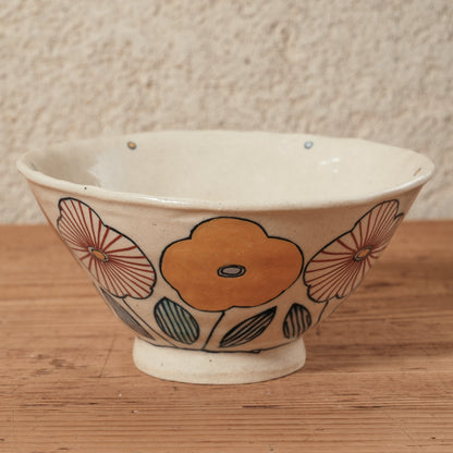 [ 加藤 喜道 ] bowl・飯茶碗 直径約13.5cm 赤絵・金彩 H