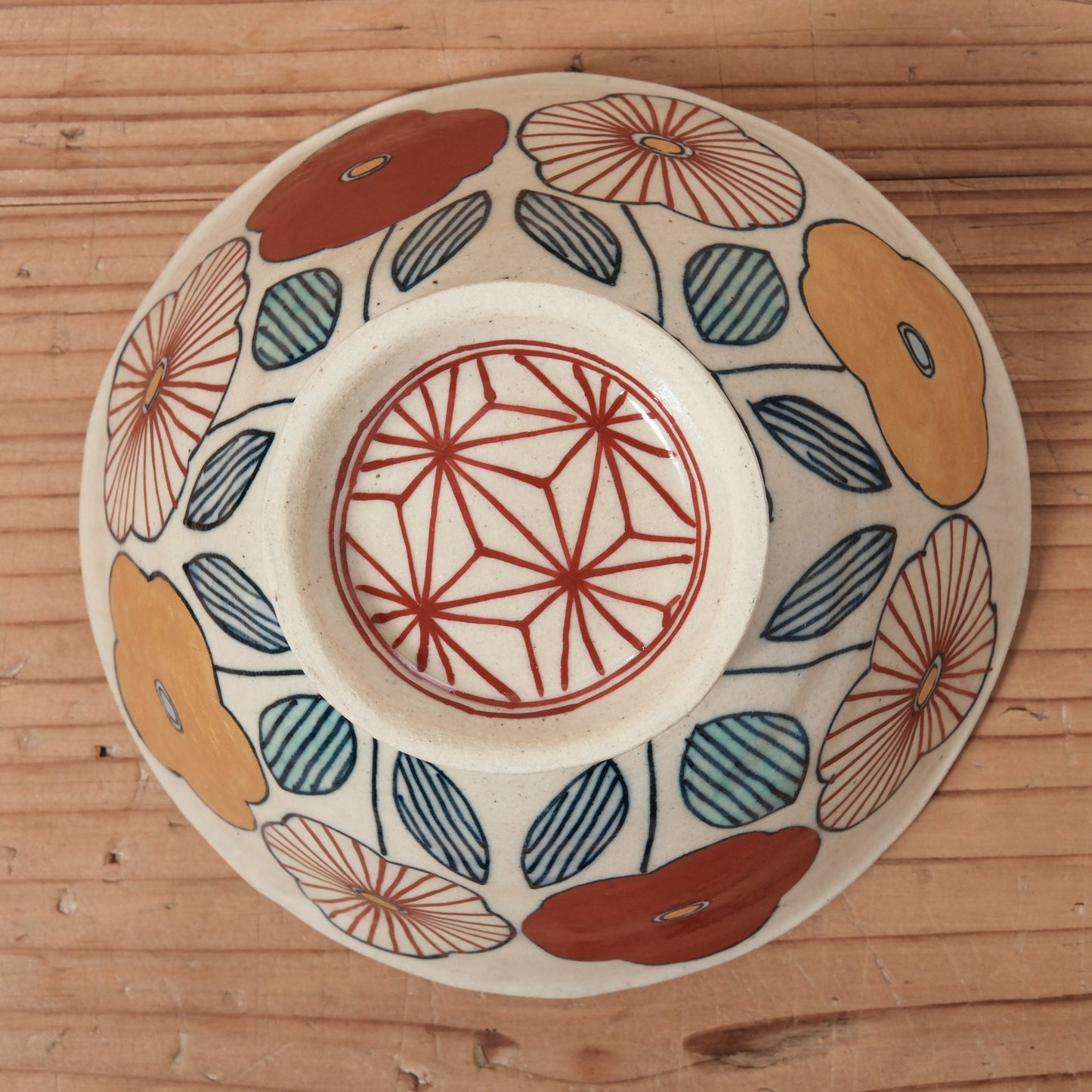 [ 加藤 喜道 ] bowl・飯茶碗 直径約13.5cm 赤絵・金彩 H