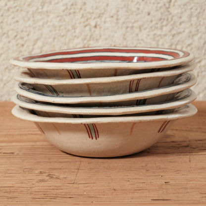 [ 加藤 喜道 ] 小鉢 直径約12cm 赤絵・金彩 B