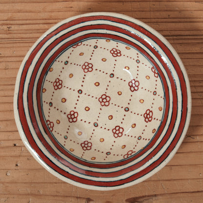 [ 加藤 喜道 ] 小鉢 直径約12cm 赤絵・金彩 A