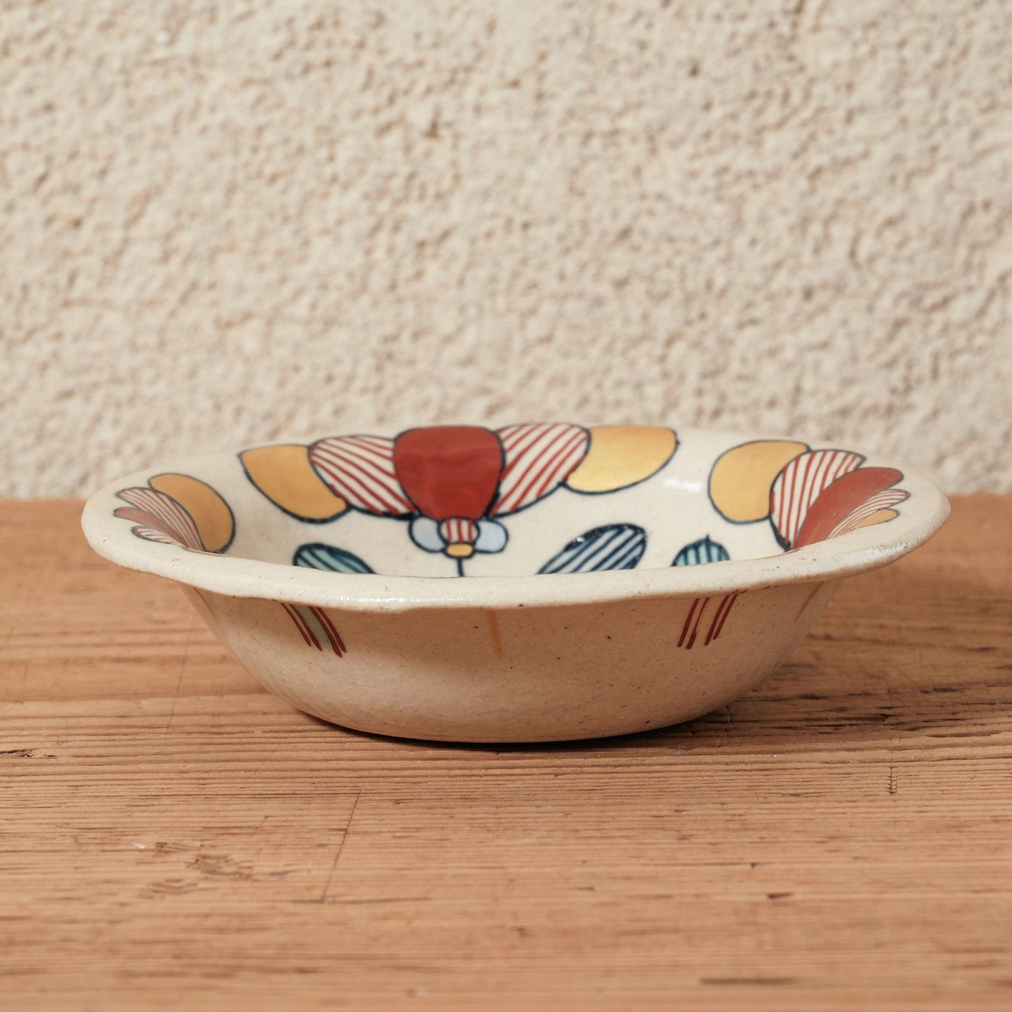 [ 加藤 喜道 ] 小鉢 直径約12cm 赤絵・金彩 B