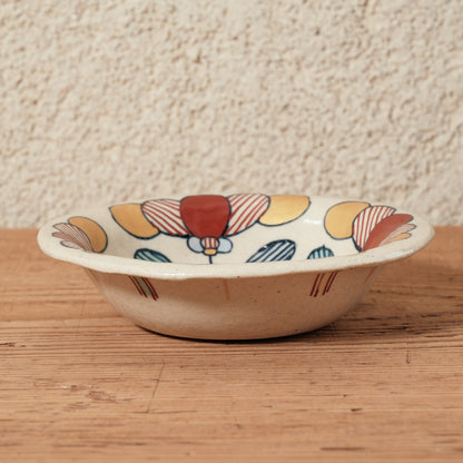 [ 加藤 喜道 ] 小鉢 直径約12cm 赤絵・金彩 B