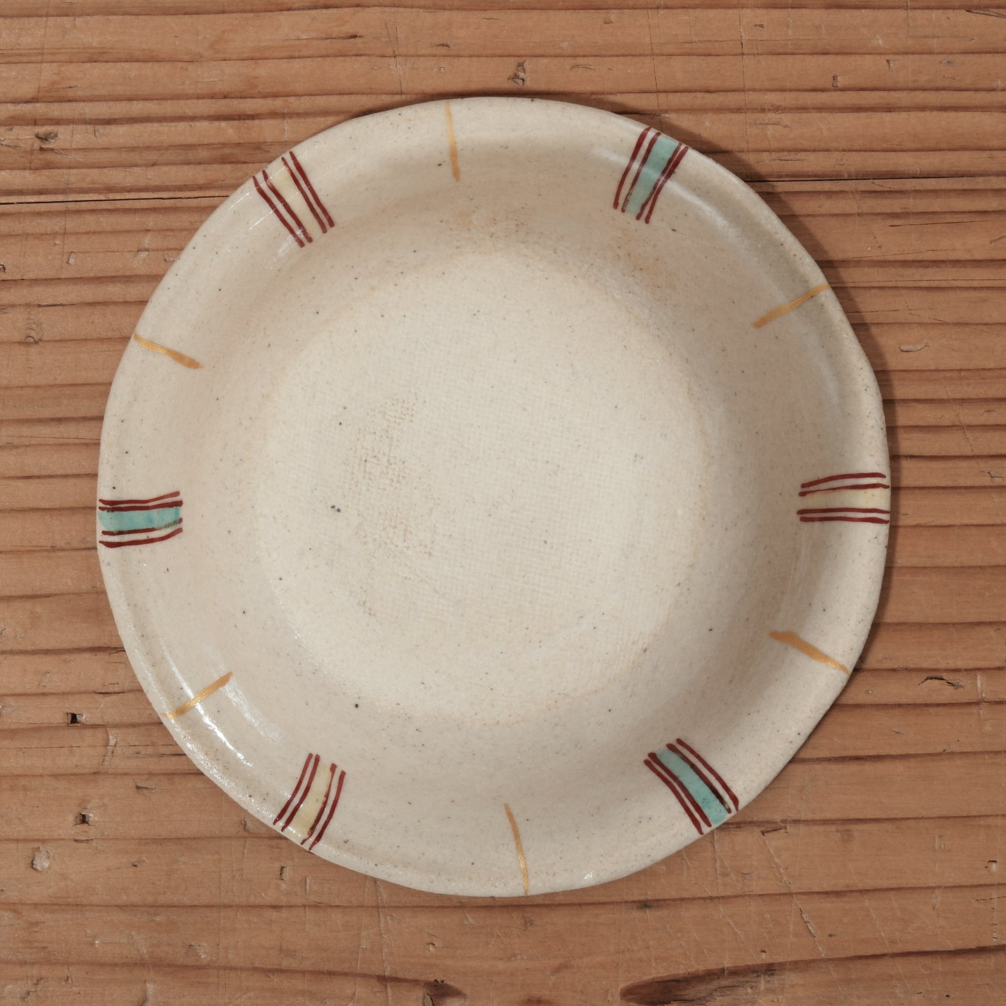 [ 加藤 喜道 ] 小鉢 直径約12cm 赤絵・金彩 B