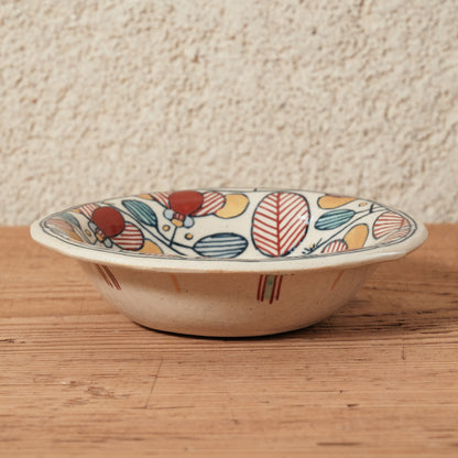 [ 加藤 喜道 ] 小鉢 直径約12cm 赤絵・金彩 D