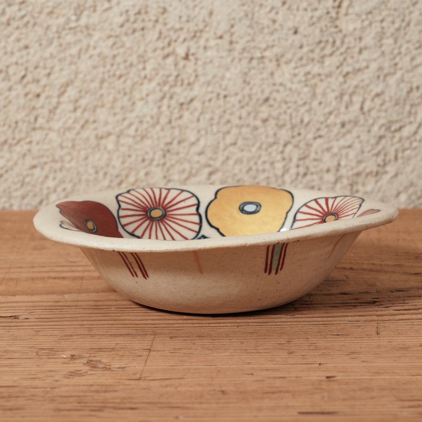 [ 加藤 喜道 ] 小鉢 直径約12cm 赤絵・金彩 E