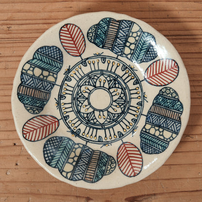 [ 加藤 喜道 ] 小鉢 直径約12.7cm 赤絵・金彩 A