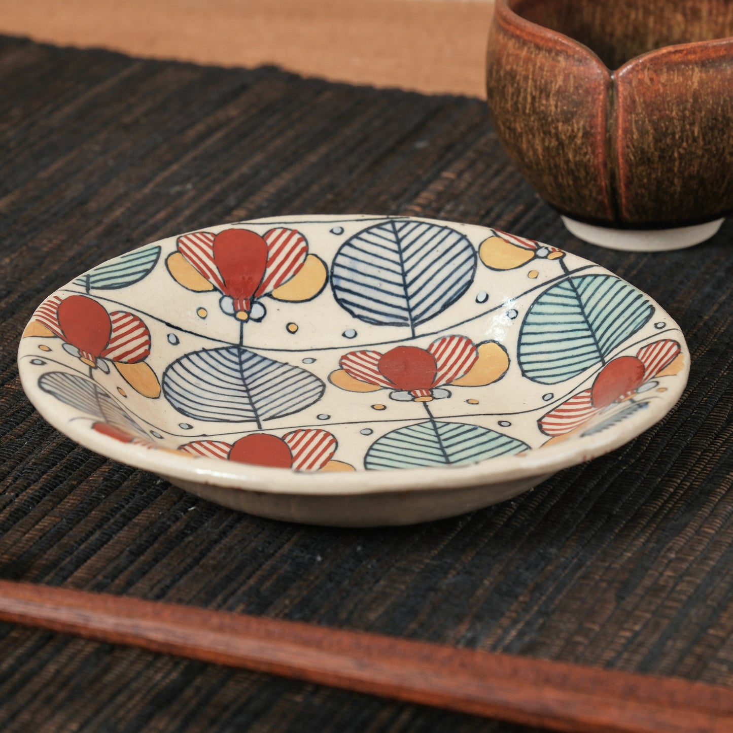 [ 加藤 喜道 ] 小鉢 直径約12.7cm 赤絵・金彩 B