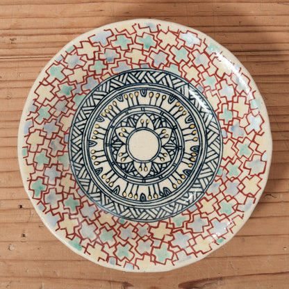 [ 加藤 喜道 ] 小鉢 直径約12.7cm 赤絵・金彩 D