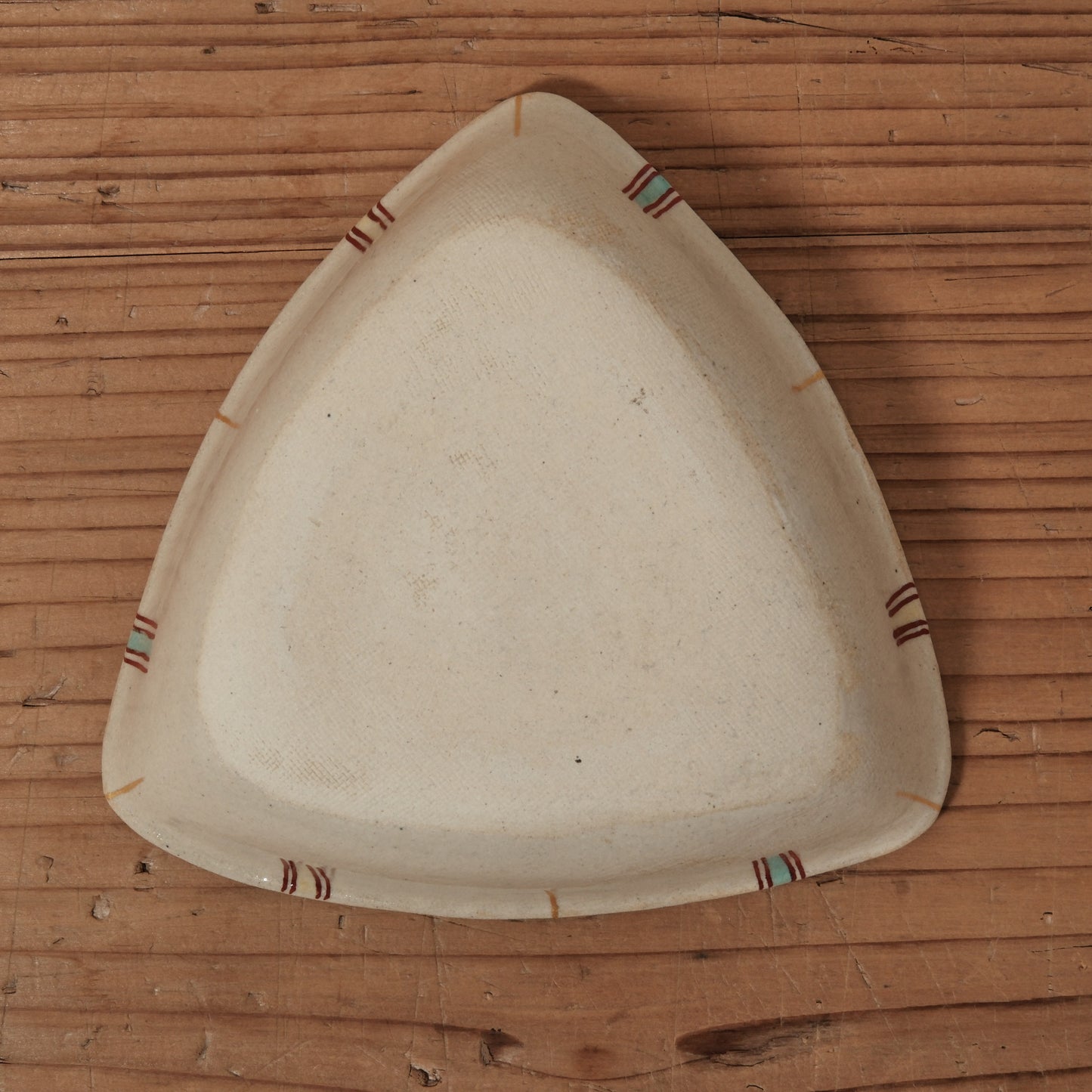 [ 加藤 喜道 ] 絵付け △小鉢 幅約12.8cm  赤絵・金彩 D