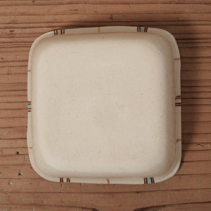 [ 加藤 喜道 ] 絵付け □小鉢 幅約11.5cm 赤絵・金彩 A