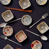 <p>料理好きが作る、<br/>赤絵金彩のうつわ</p>6