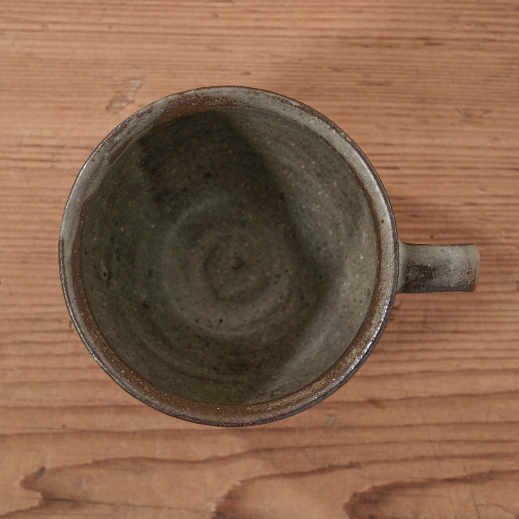 [ てしま島苑 ] マグカップ（小） ひまわり釉