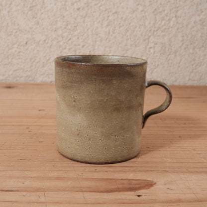 [ てしま島苑 ] ストレートマグカップ   ひまわり釉