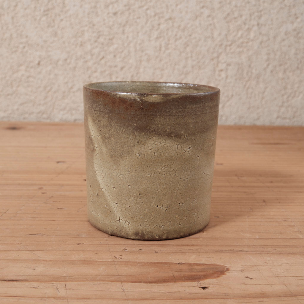 [ てしま島苑 ] ストレートマグカップ   ひまわり釉