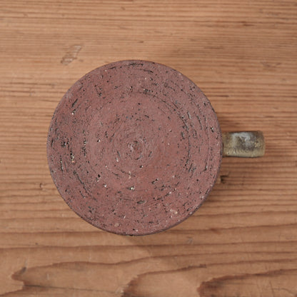 [ てしま島苑 ] ストレートマグカップ   ひまわり釉