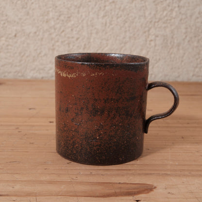 [ てしま島苑 ] ストレートマグカップ   背高泡立草釉