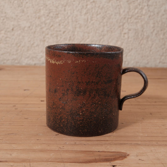 [ てしま島苑 ] ストレートマグカップ   背高泡立草釉