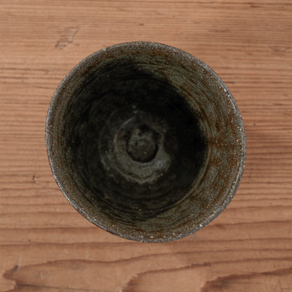 [ てしま島苑 ] 湯呑   空豆釉