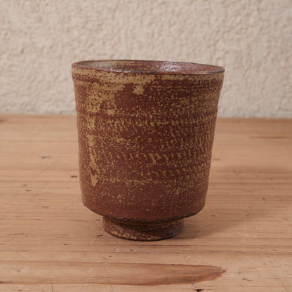 [ てしま島苑 ] 湯呑   背高泡立草釉