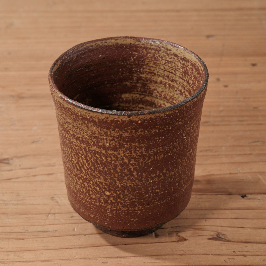 [ てしま島苑 ] 湯呑   背高泡立草釉