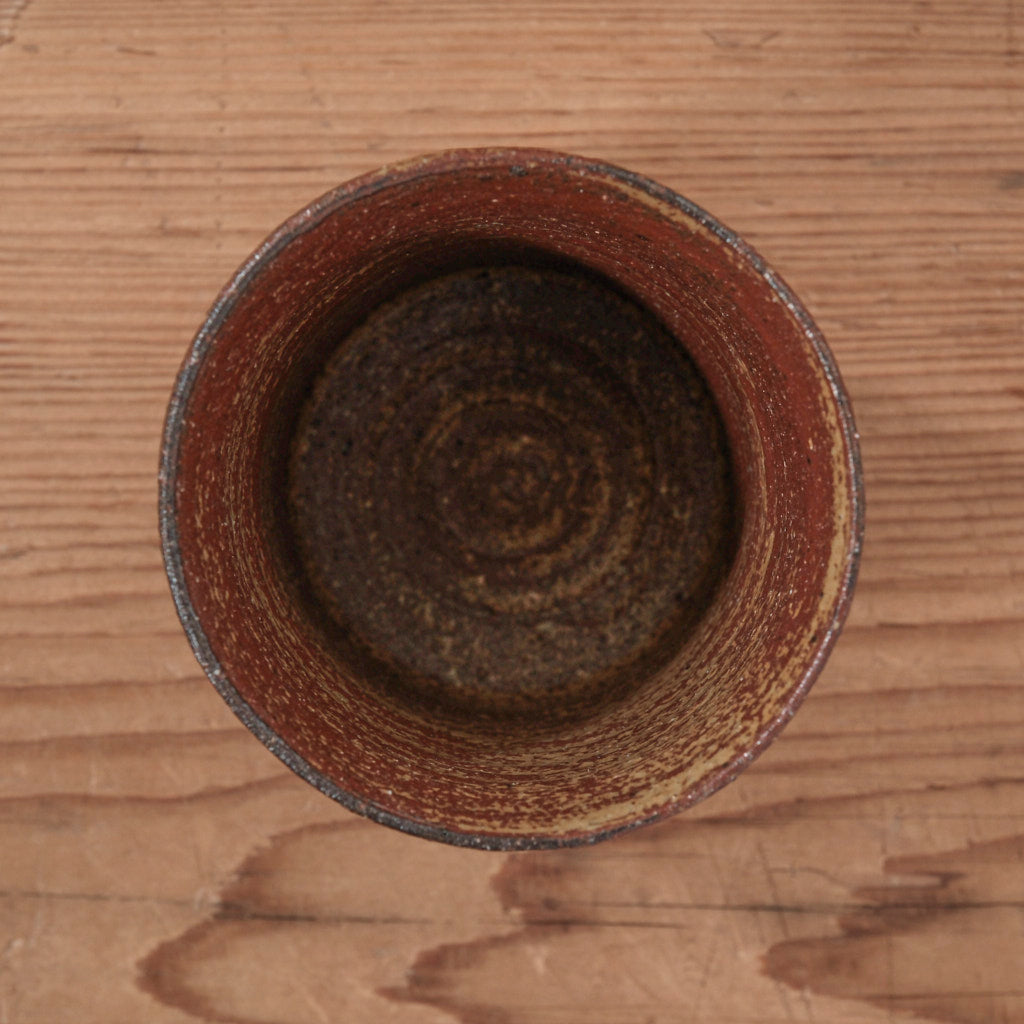 [ てしま島苑 ] 湯呑   背高泡立草釉