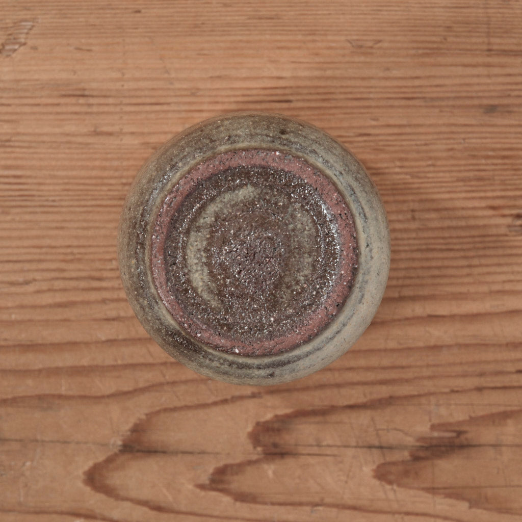 [ てしま島苑 ] 丸湯呑   ひまわり釉