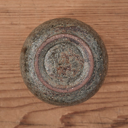 [ てしま島苑 ] 丸湯呑   空豆釉