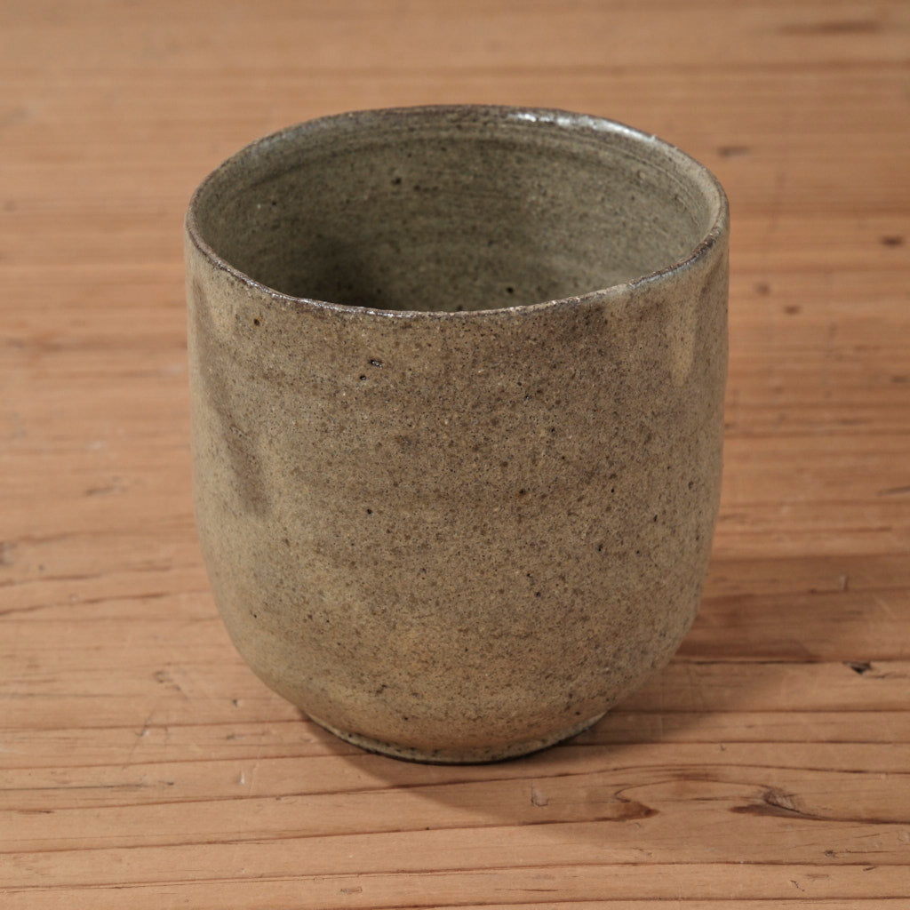 [ てしま島苑 ] 丸湯呑   竹釉