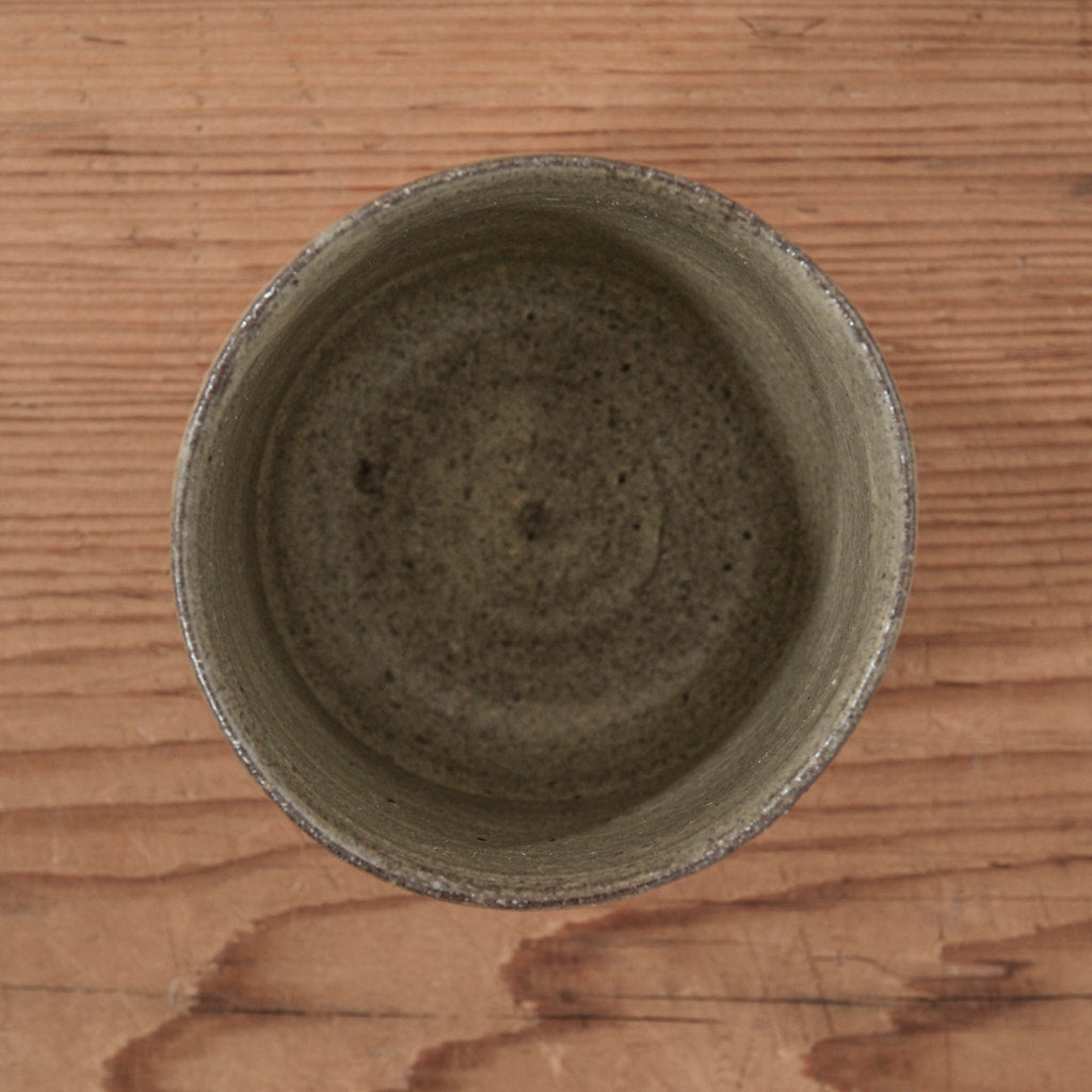 [ てしま島苑 ] 丸湯呑   竹釉