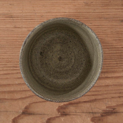 [ てしま島苑 ] 丸湯呑   竹釉