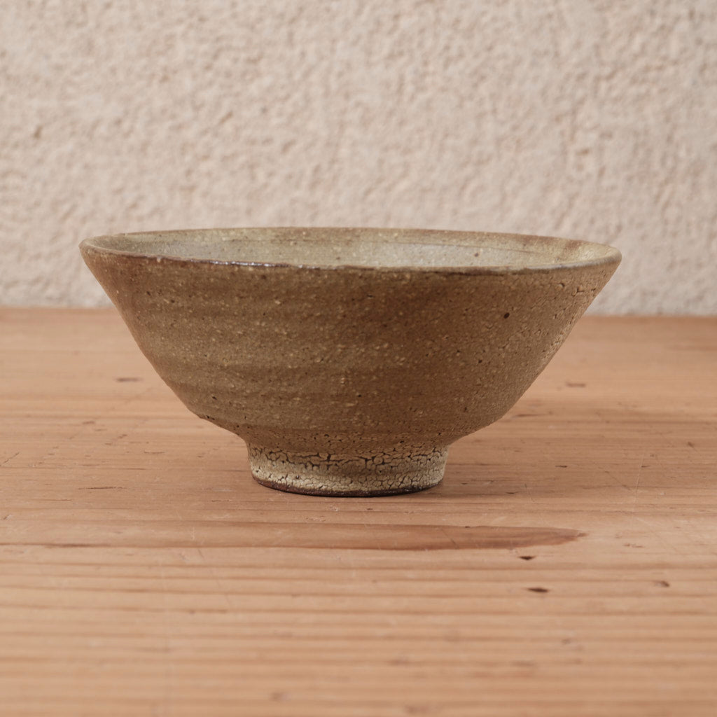 [ てしま島苑 ] 茶わん（大）   ひまわり釉