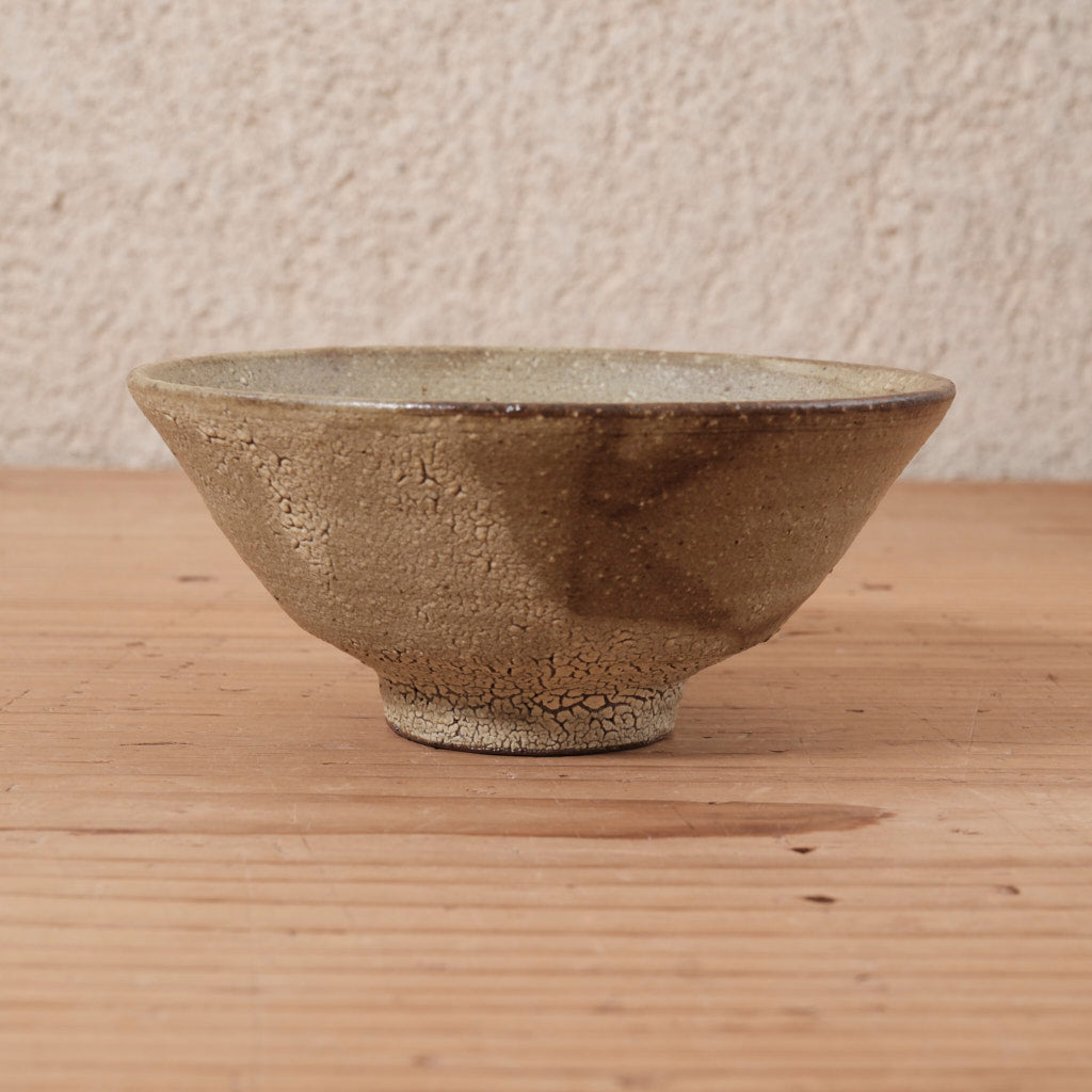 [ てしま島苑 ] 茶わん（大）   ひまわり釉