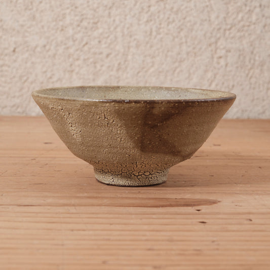 [ てしま島苑 ] 茶わん（大）   ひまわり釉