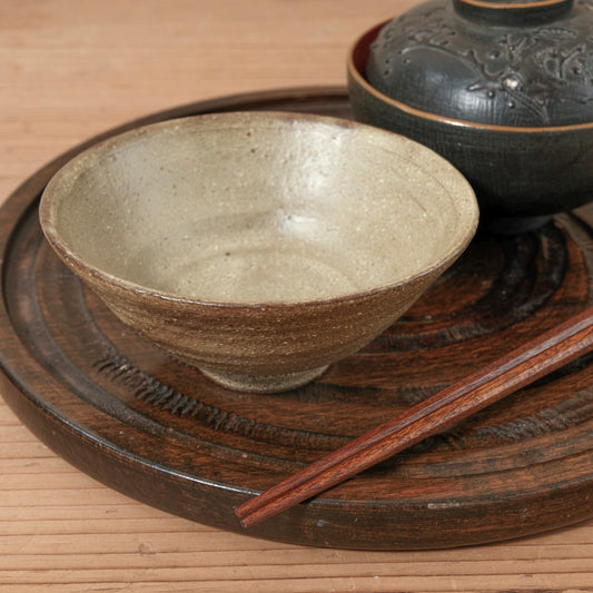 [ てしま島苑 ] 茶わん（大）   ひまわり釉