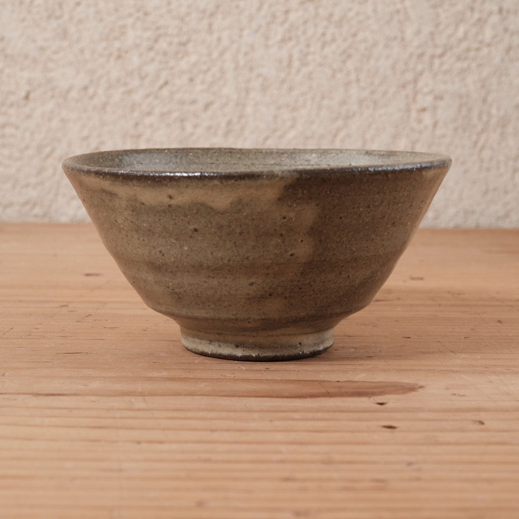 [ てしま島苑 ] 茶わん（大）   竹釉