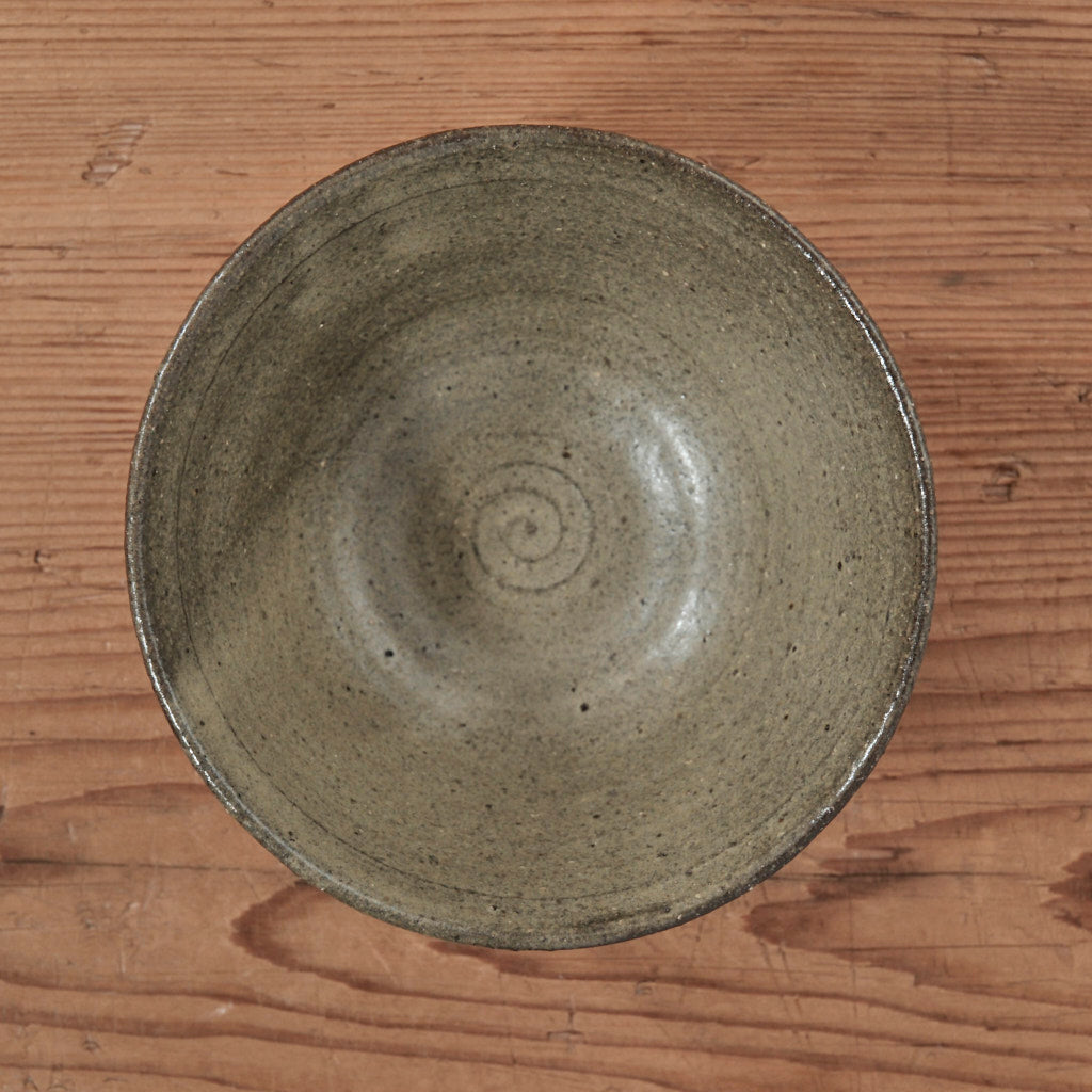 [ てしま島苑 ] 茶わん（大）   竹釉