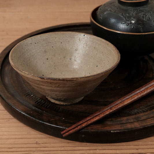 [ てしま島苑 ] 茶わん（小）   ひまわり釉